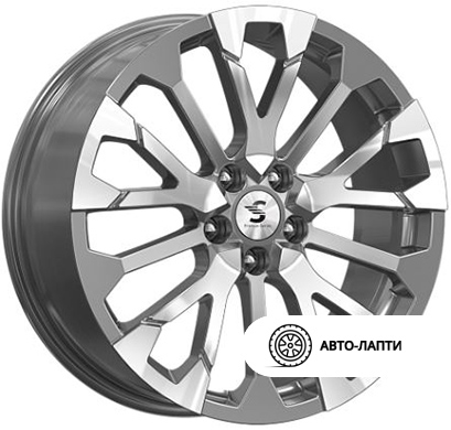 Диск Premium Series КР003 Mazda 6 7.5x19 5/114.3 ET45  D67.1 SH77443. Литой, Графитовый глянцевый с полированной лицевой поверхностью